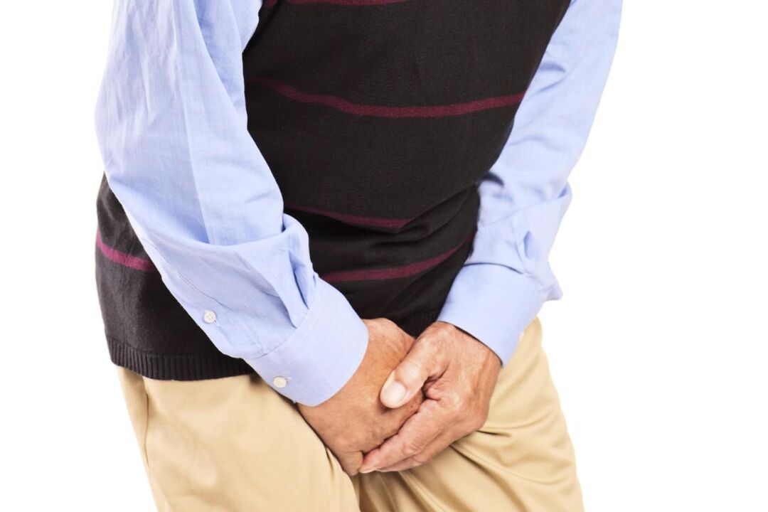 Meshkujt me prostatit kongjestiv shqetësohen nga dhimbja ose dhimbja e mprehtë në zonën e ijeve
