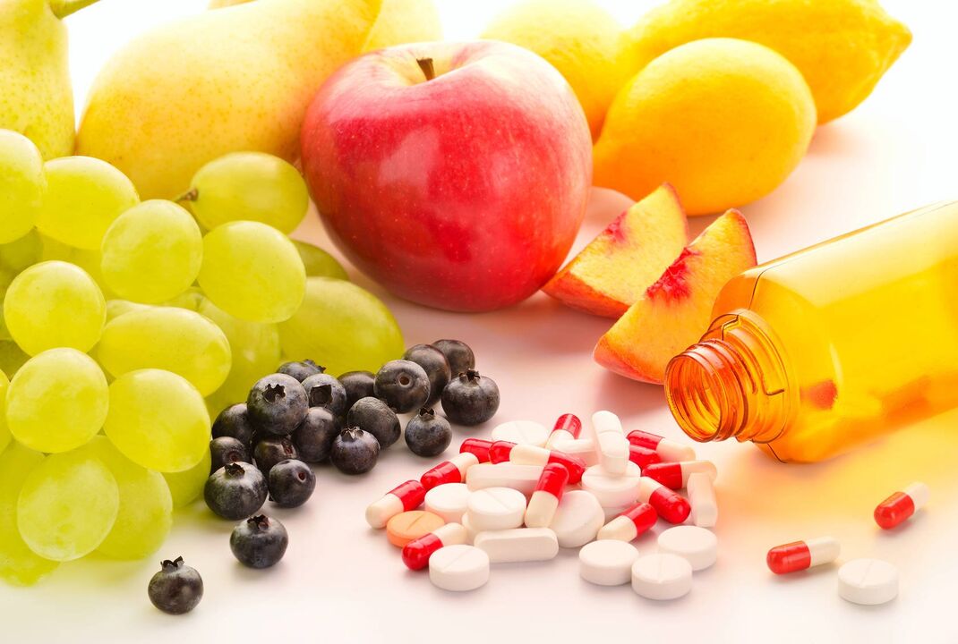 vitamina dhe shtesa dietike për trajtimin e prostatitit